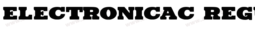 ElectronicaC Regular字体转换